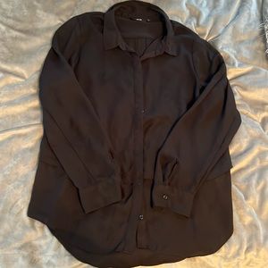 Black Blouse - Medium
